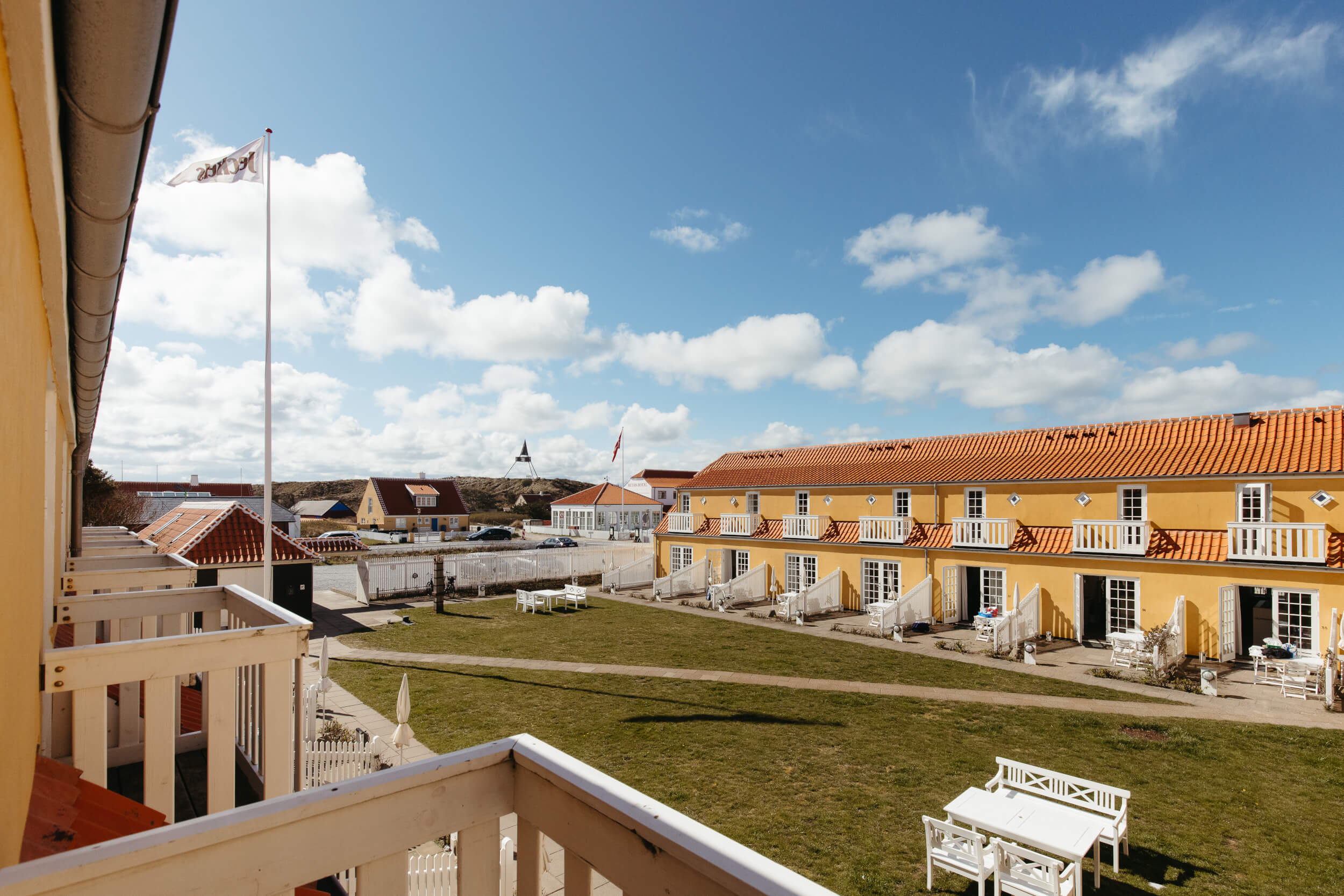 Udsigten over Jeckels hotel